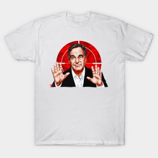 Oliver Stone - An illustration by Paul Cemmick T-Shirt